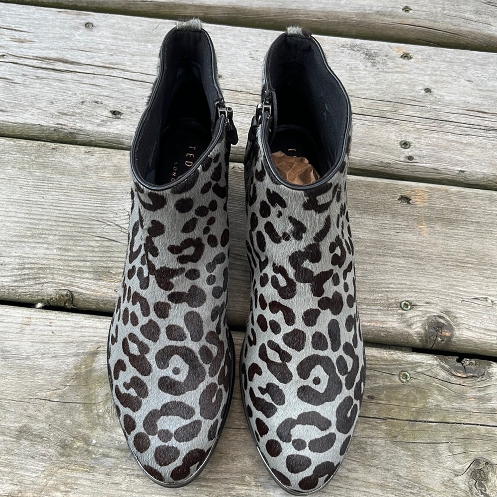 Ted Baker Calf-Hair Alinaa Boots - New Condition